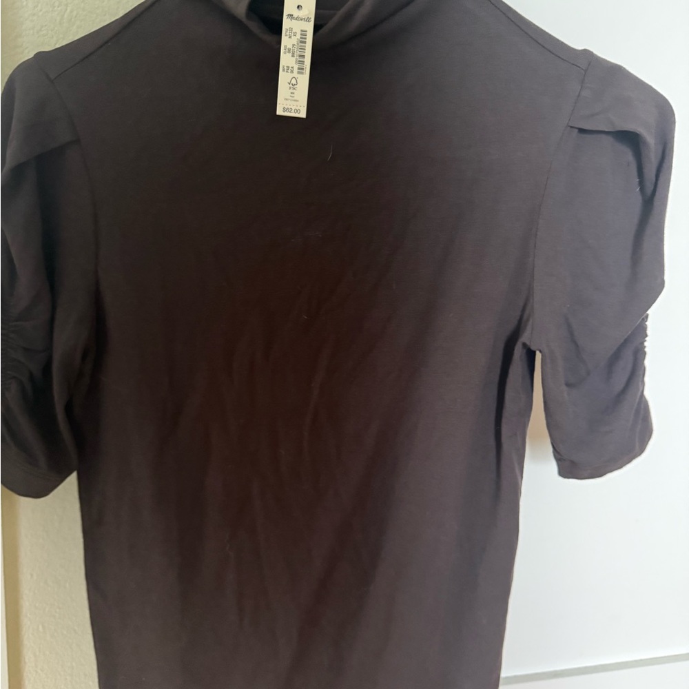 Madewell NWT Women's Brown Short Sleeve Tee